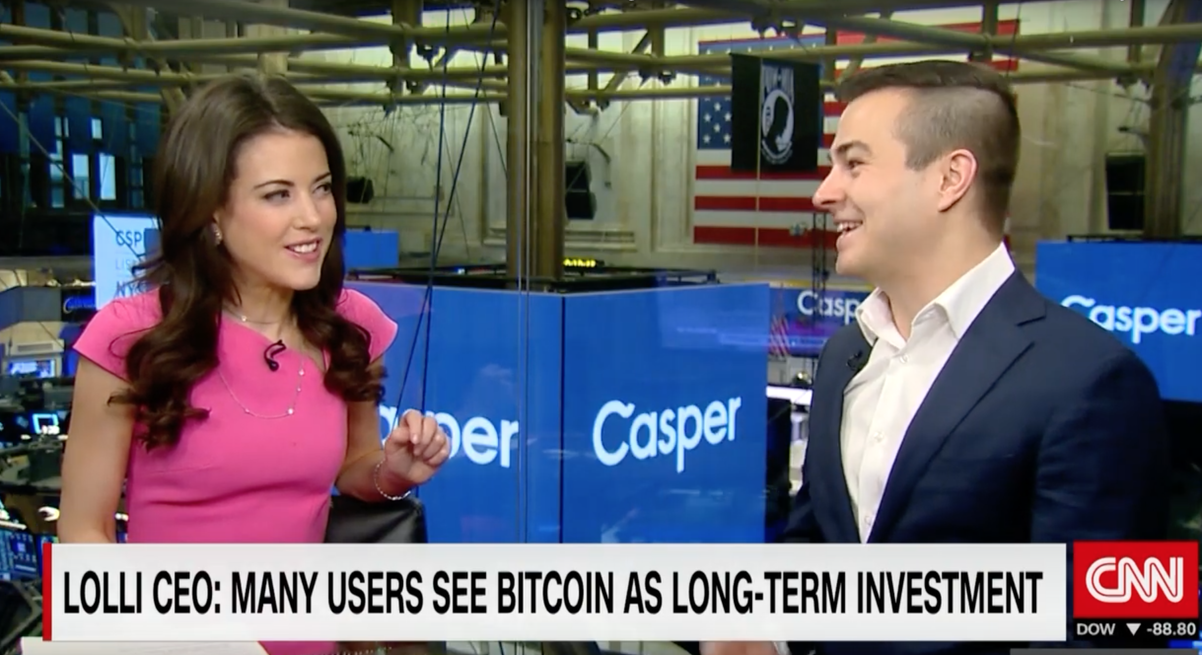 Lolli's CEO Discusses the Bitcoin Halving on CNN's First Move with Julia Chatterley