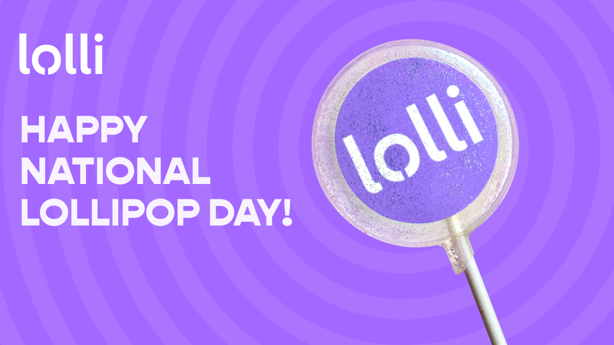 Happy National Lollipop Day from Lolli! 🍭